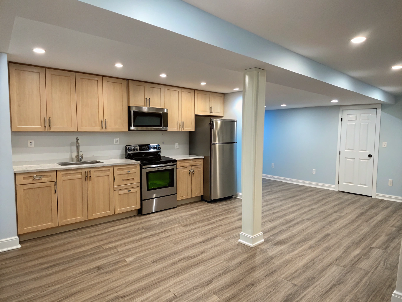 Example design inspiration: daylight basement guest suite